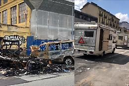 La "maledizione" dei camper: dopo l'ultimo rogo sono tornati