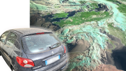 Piove sabbia dal cielo. Complottisti scatenati ma le scie chimiche non c'entrano...