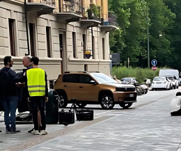 La Grande Panda arriva in centro! Eccola per strada