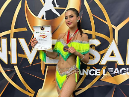 Sant’Ambrogio celebra Elena Isabela Craioveanu, campionessa mondiale di balli caraibici