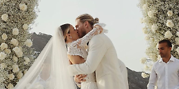 Il sì e poi la festa fino all’alba...
Diletta-Karius, nozze a Vulcano