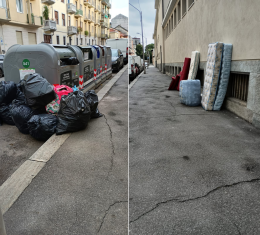 Rifiuti e inciviltà: un danno per la città e i cittadini