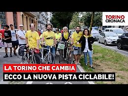 Corso Verona, taglio del nastro per la nuova ciclabile - IL VIDEO