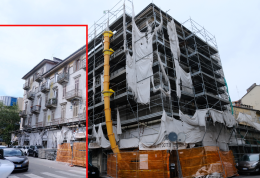 Denunce e indagini dopo il Bonus quintuplicato. Ma il ponteggio è sparito