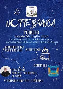 Poirino si prepara alla "Notte Bianca": una serata di festa, musica e divertimento  