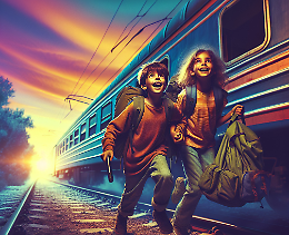 A 10 anni scappano dal centro estivo e saltano su un treno. Come hanno fatto?