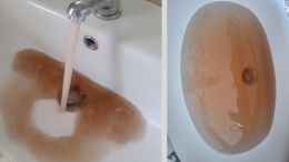 Acqua marrone dai rubinetti: l'allarme dei residenti a Chieri