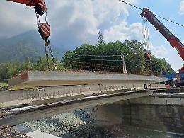 Ecco il nuovo ponte di Usseglio, i lavori sulla provinciale sono quasi al termine