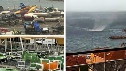 Il maltempo perseguita i torinesi anche in vacanza: tromba marina in Liguria, danni sul Ponente