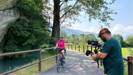 Il Canavese è in tv: Filippa Lagerback  alla scoperta della Via Francigena canavesana
