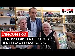 Il sindaco Stefano Lo Russo visita l'edicola di Nella: «Forza così!» - VIDEO