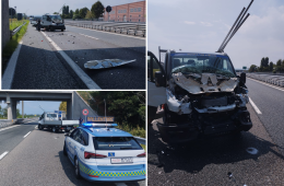 Paura in autostrada, si scontrano furgone e tir: un ferito in ospedale