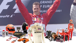 Le cure di Schumacher costano milioni, all'asta i cimeli della sua carriera