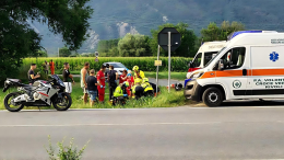 Incidente in Val di Susa, in coma una giovane motociclista 