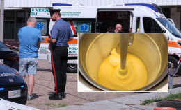 Dramma in fabbrica, perde la mano nella macchina per fare il gelato