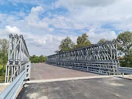 Venaria Reale: al via il nuovo ponte Bailey sul Ceronda