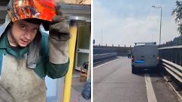 Giovane idraulico torinese sbalzato fuori dal furgone, muore sul colpo