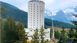 La Torre Bianca del Sestriere si rifà il trucco: via ai lavori di riqualificazione