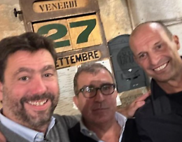 Andrea Agnelli e Massimiliano Allegri esultano insieme a cena...Ma questa volta non c'entra la Juve 