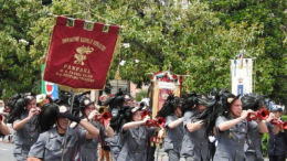 A Bra, la Fanfara dei Bersaglieri suona per il 60° anniversario della sezione locale