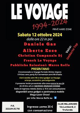 Rivivi gli anni '90 con Le Voyage al Club Milionaire
