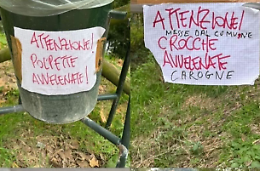 Allarme bocconi avvelenati al parco «Siete proprio delle carogne»