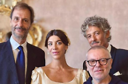 Fiorello porta all’altare Olivia