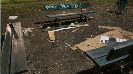 Camper, petardi e vandalismo: Piazza Sofia è assediata dal degrado