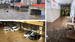 Maltempo, cessato allarme ma la Torino-Savona resta chiusa per una frana