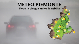Meteo, in Piemonte il 2024 è il quarto anno più piovoso. E ora arriva la nebbia