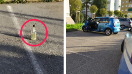 Molotov contro un'auto parcheggiata in strada. Paura sotto le case popolari