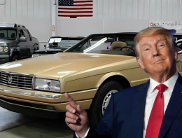 Tutti i motori del Presidente: da Torino una spider d'oro per Trump