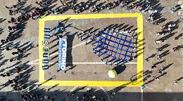 Piazza San Carlo in movimento: il flashmob “Finals in Frame” celebra il tennis a Torino