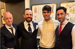 A cena con le stelle del tennis: anche Alcaraz (come Sinner) alla scoperta della cucina piemontese