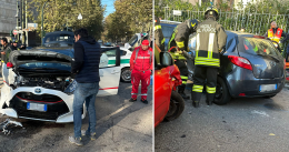 Tris di incidenti fra corso Vittorio e corso Massimo, feriti a catena e ingorgo da paura