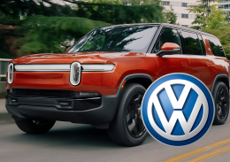 Volkswagen in crisi punta sull'auto elettrica (in rosso) di Amazon