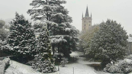 Maltempo: la nevicata è arrivata anche a Torino, in montagna già caduti 25 centimetri - LE FOTO