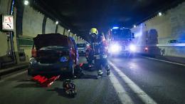 Incendio, auto distrutte e persone ferite al Frejus, ma è tutto finto (ecco perché)