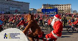 Raduno dei Babbi Natale a Torino: una giornata per i piccoli del Regina Margherita
