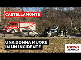 Scontro frontale tra due auto a Castellamonte. Muore una donna