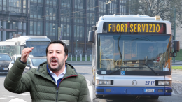 Ennesimo sciopero dei mezzi: «Stanno esagerando», la rabbia di Salvini