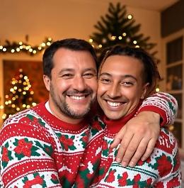 E se a Natale tutto fosse possibile? Gli abbracci "impossibili" di Eman Russ spiazzano il web