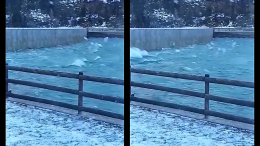 Meteo, tempesta di foehn in corso sulle Alpi: "mareggiata" sul lago di Ceresole Reale 