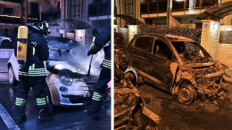 Due automobili distrutte da un incendio ad Alpignano: incidente o piromane?
