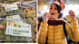 Chicchi d’uva e fortuna: il rituale di Capodanno che fa impazzire i social