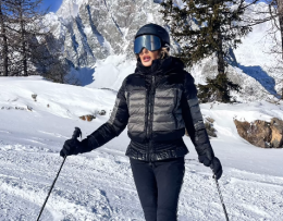 Alba Parietti travolta sugli sci: l'incidente a Courmayeur e la fuga dei responsabili