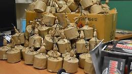 Sequestata una tonnellata di botti di Capodanno dalla Guardia di Finanza