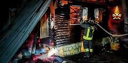 Cumiana, un altro incendio: in fiamme una villetta
