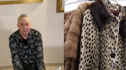 Lele Mora e la sua bancarella di pellicce al mercato di piazza Benefica: "Fa poca differenza, venditori si nasce"