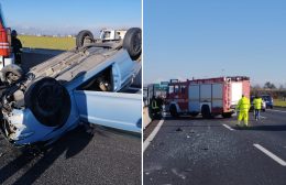 Ancora un incidente in tangenziale, si ribalta un'auto: un ferito e disagi